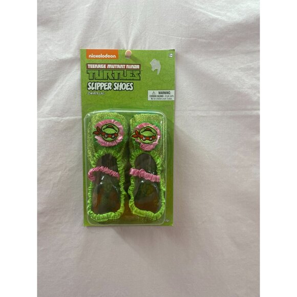 NIP Nickelodeon Teenage Mutant Ninja Turtles Slipper Shoes Fits shoes 7-11 - Picture 1 of 3